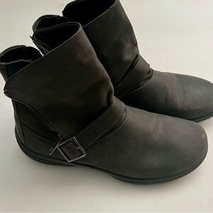 Hotter Gray Ankle Booties 6M